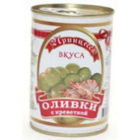 Оливки Принцесса Вкуса 300мл с креветками 1*12