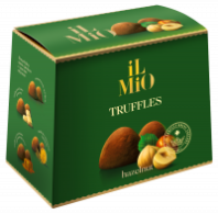Конфеты IL MIO Трюфель с фундуком 150г 1*8