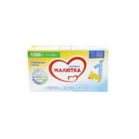Смесь МАЛЮТКА-1 1200г молочная с рожд 1*6