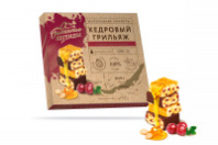 Конфеты КЕДРОВЫЙ ГРИЛЬЯЖ 120г с клюквой Амта 1*10