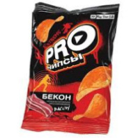 Чипсы РRO 150г со вкусом бекона 1*9 арт.ВЧ141