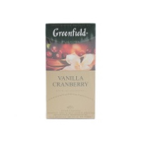 Чай GREENFIELD Vanilla Cranberry 25*1,5г черный байховый пак 1*10 код 1118-10