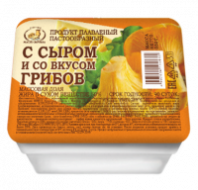 Продукт плавленый МАСЛОСЫРБАЗА 350г 50% Грибами и сыром 1*7