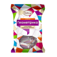 Конфеты ГЕОМЕТРИКА 500г карамелизированное молоко 1*10 