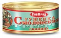 Свинина СМОЛЕНСКАЯ 325г ТУ 1*36