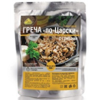 Греча ПОТАНИНО с грибами ПО- ЦАРСКИ 250г пакет 1*16