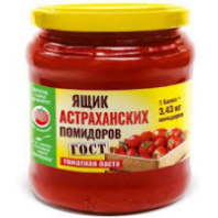 Паста томатная ЯЩИК АСТРАХАНСКИХ ПОМИДОРОВ 490г 1*8