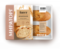 Багет МИРАТОРГ 260г ржано-пшеничный зам 1*24