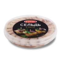Сельдь ГУРМАН 380г Весенняя кусочки в масле 1*6