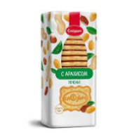 Печенье СЛОДЫЧ 390г с арахисом 1*12