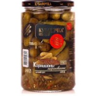 Корнишоны КУБАНОЧКА 680г ст/б 1*8