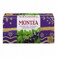 Чай MONTEA 25*1,8г Черный с ароматом смородины и мяты с ярл конв 1*15