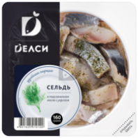 Сельдь ДЕЛСИ 160г т/о сл/с филе кусочки в масле с укропом 1*18
