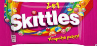 Драже SKITTLES 38г 2в1 1*12