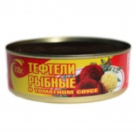 Тефтели рыбные ХОРОШИЕ КОНСЕРВЫ 235г в т/с №3 ж/б 1*48