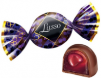 Конфеты LUSSO со вкусом черной смородины  500г 1*10 код УК307 