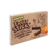 Конфеты FRUITSTICKS 175г с курагой и миндалём в шоколадной глазури 1*12