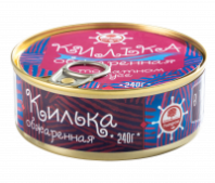 Килька HUNGROW 240г балтийская обжаренная в т/с ГОСТ с ключомж/б 1*24