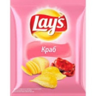 Чипсы LAY'S 50г краб 1*28