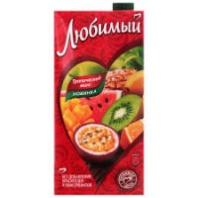 Напиток ЛЮБИМЫЙ 1,93л тропический т/пак 1*6 код.340032579