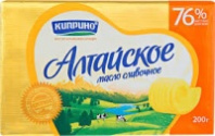 Масло сливочное АЛТАЙСКОЕ 200г 76% 1*20