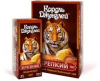 Чай КОРОЛЬ ДЖУНГЛЕЙ 100*2г черный индийский 1*18