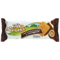 Печенье КОРОВКА 115г вкус топленое молоко с глазурью 1*18