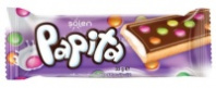Печенье PAPITA MILKY 33г с молочным кремом и драже 1*24