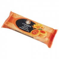Печенье COOKIES WITH ORANGE MARMALADE 100г сдобное с апельсиновым мармеладом 1*25