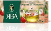 Чай ПРИНЦЕССА ЯВА 1,5г*25 Клубничное настроение зел 1*18 арт.0441-18