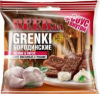 Гренки БИРКА 60г+25мл сметана-чеснок 1*24 код.ПС242