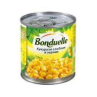 Кукуруза BONDUELLE 170г/212мл сладкая ж/б 1*12