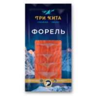 Форель ТРИ КИТА 100г ломтики с/с 1*6