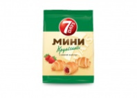 Круассан-мини 7ДНЕЙ 105г клубника 1*18