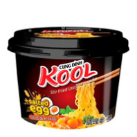 Лапша б/п KOOL 92г с соленым яйцом и вкусом краба 1*12