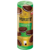 Печенье FORSITE 220г Сэндвич с шоколадно-сливочным вкусом 1*20 код МП465
