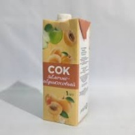 Сок ГОСТ 1л абрикосовый т/пак 1*12 