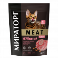 Корм МИРАТОРГ д/кошек взрослых 750г WINNER MEAT с нежной телятиной старше года 1*5