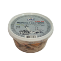 Коктейль из морепродуктов СОКРОВИЩА ОКЕАНА SUPER MIX 450г в масле пл/б 1*8