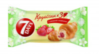 Круассан-мини 7ДНЕЙ 195г с начинкой клубника 1*6