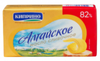 Масло АЛТАЙСКОЕ 150г 82% Киприно 1*12